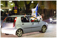Hetki 2011 jääkiekon MM finaalin jälkeen